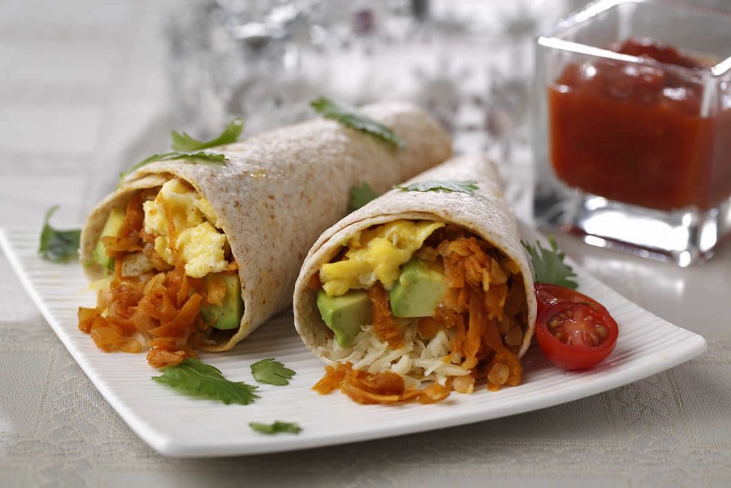 Zesty-Lentil-Breakfast-Burrito